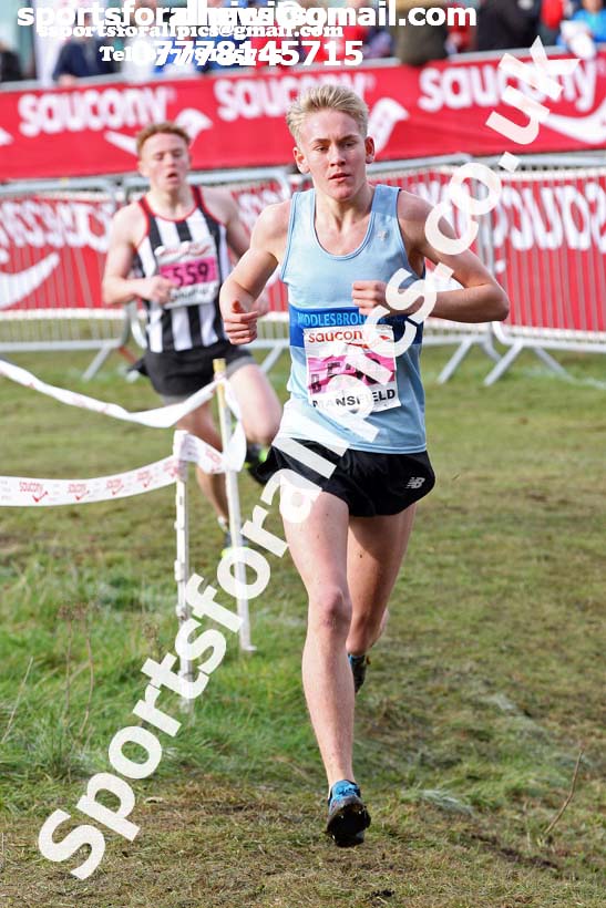 Mens under-17s National Cross Country Relay, Berry Hill Park, Mansfield. Photo:  David T. Hewitson/Sports for All Pics